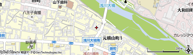 元横山町マンシヨン管理人室周辺の地図