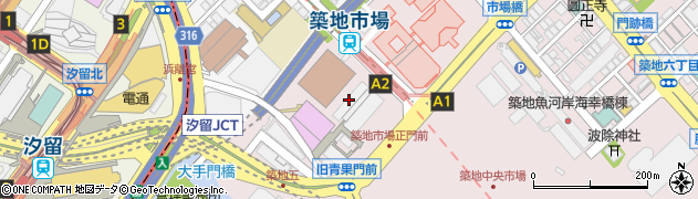株式会社朝日新聞出版　業務部周辺の地図