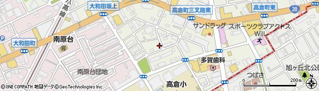 東京都八王子市高倉町周辺の地図