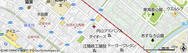 千葉県浦安市北栄4丁目28周辺の地図