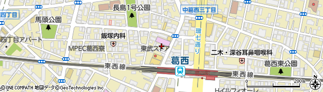 早稲田アカデミー葛西校周辺の地図