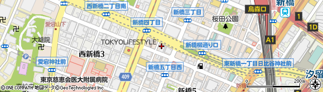 東京都港区新橋4丁目29周辺の地図