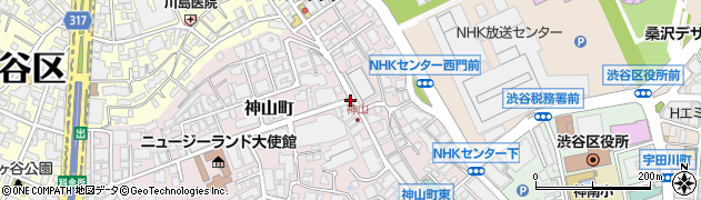 神山町周辺の地図