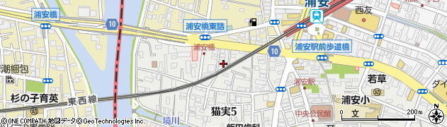 ホテルリバーサイド東京ベイ周辺の地図
