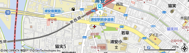 浦安ビューフォートホテル周辺の地図