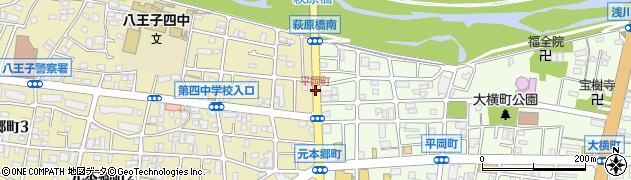 平岡町周辺の地図