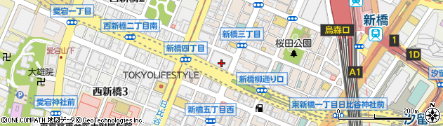 東京都港区新橋4丁目3周辺の地図