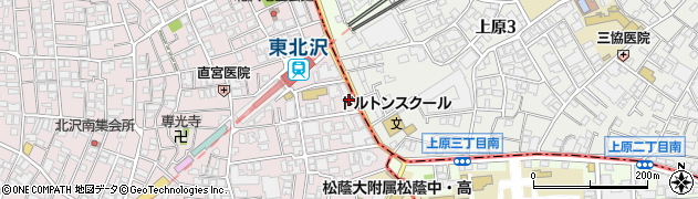 まいばすけっと東北沢駅東口店周辺の地図