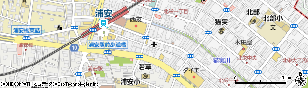 キャンドゥ浦安南口店周辺の地図