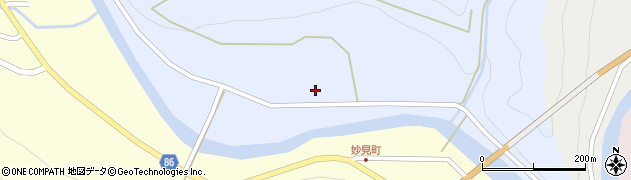 岐阜県下呂市金山町渡185周辺の地図