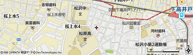 東京都世田谷区赤堤5丁目36周辺の地図