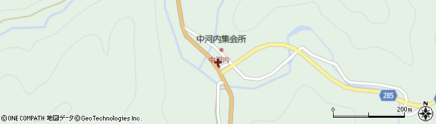滋賀県長浜市余呉町中河内56周辺の地図