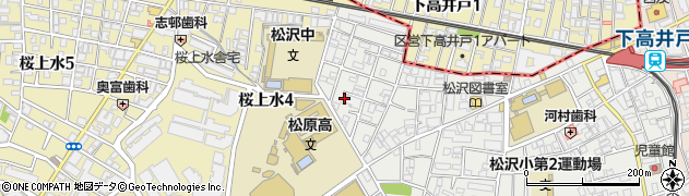 東京都世田谷区赤堤5丁目36-15周辺の地図
