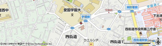 四街道公民館周辺の地図