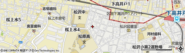 東京都世田谷区赤堤5丁目36-7周辺の地図