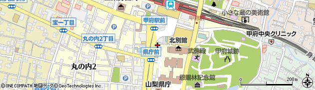 奥藤本店 甲府駅前店周辺の地図