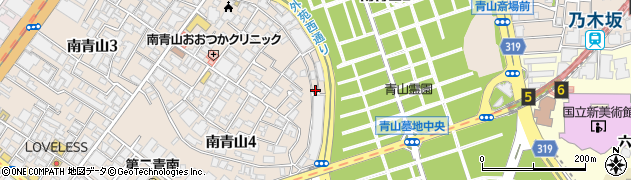 東京都港区南青山4丁目3-6周辺の地図
