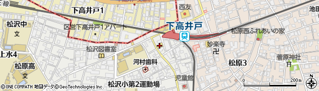 ココカラファイン下高井戸駅前店周辺の地図