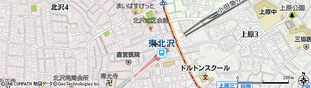 加藤歯科東北沢診療所周辺の地図