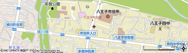 八王子　自治研究センター周辺の地図