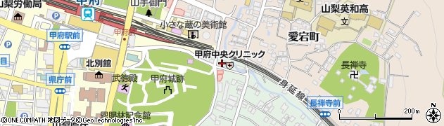 中央会計甲府事務所周辺の地図