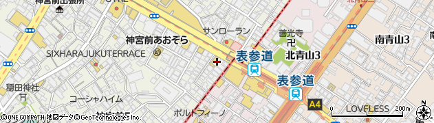 カワイ　表参道店周辺の地図