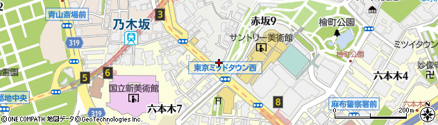 東京都港区赤坂9丁目6-23周辺の地図