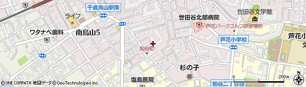 東京都世田谷区南烏山5丁目1周辺の地図