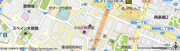 東京都港区虎ノ門周辺の地図