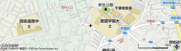 下志津新田入口周辺の地図