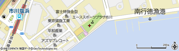 千葉県市川市塩浜周辺の地図