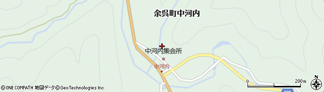 滋賀県長浜市余呉町中河内78周辺の地図