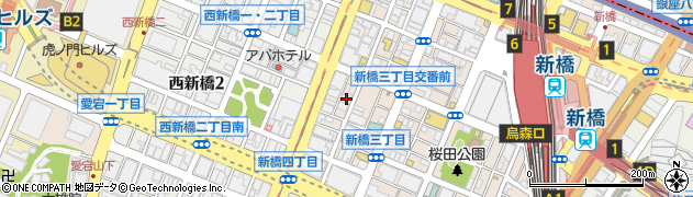 たんぽぽ薬局新橋店周辺の地図