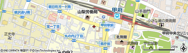 トヨタレンタリース山梨甲府駅前店周辺の地図
