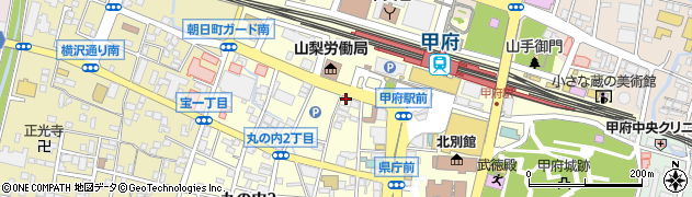 日産レンタカー甲府駅前店周辺の地図