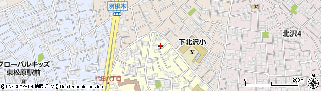 東京都世田谷区代田6丁目16周辺の地図