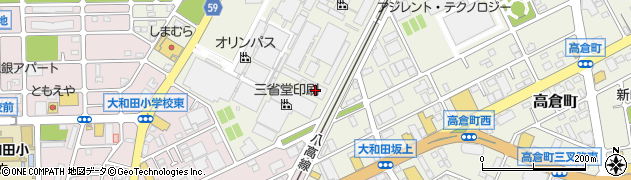 株式会社三省堂　流通センター周辺の地図