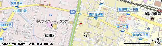 ネッツトヨタ山梨株式会社　業務グループ周辺の地図