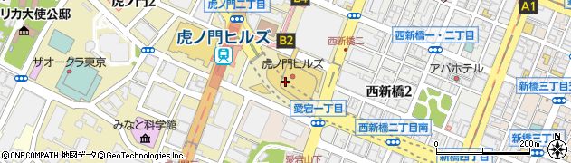 森ビル株式会社　虎ノ門ヒルズフォーラム周辺の地図
