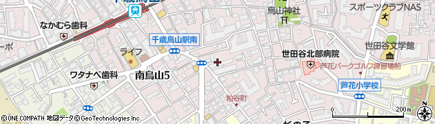 東京都世田谷区南烏山5丁目3周辺の地図