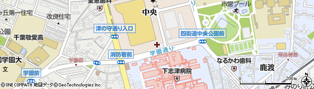 千葉興業銀行四街道支店周辺の地図