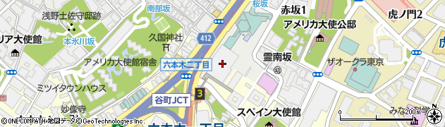 成城石井赤坂アークヒルズ店周辺の地図