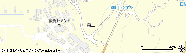 福井県敦賀市泉周辺の地図