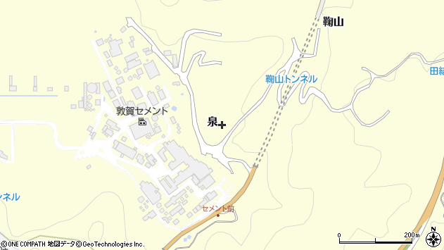 〒914-0071 福井県敦賀市泉の地図