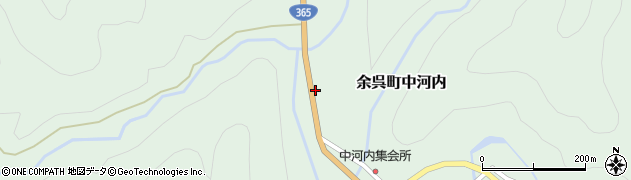 滋賀県長浜市余呉町中河内188周辺の地図