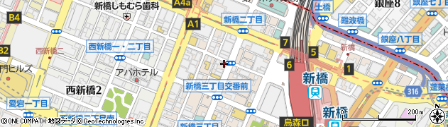 赤レンガ通り接骨院周辺の地図
