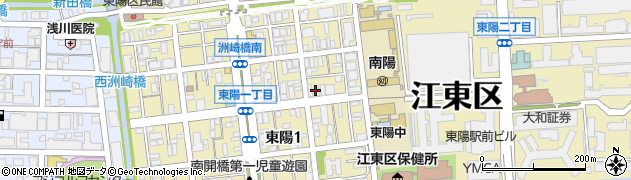 セコム株式会社　東京本部江東支社周辺の地図
