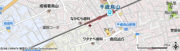 東京都世田谷区南烏山5丁目36周辺の地図
