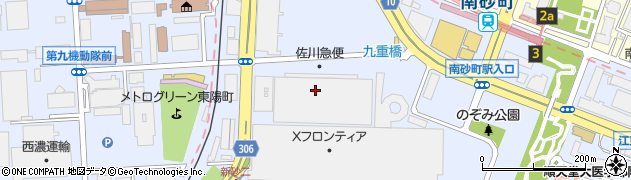 東京都江東区新砂2丁目2周辺の地図