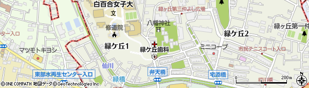 東京都調布市緑ケ丘2丁目5周辺の地図